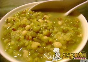 红（绿)豆汤、包子