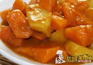 盐城美食网推荐-咖喱土豆南瓜