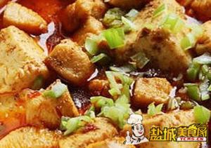 麻辣鸡粒豆腐