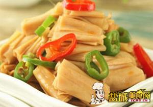 双椒炒腐竹
