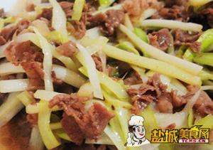 韭黄炒牛肉丝