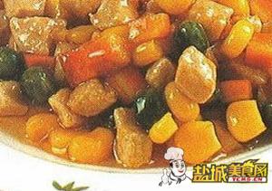玉米樱桃肉