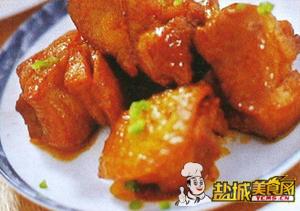 咖喱酱鸡块