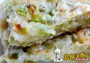 香煎槐花饼