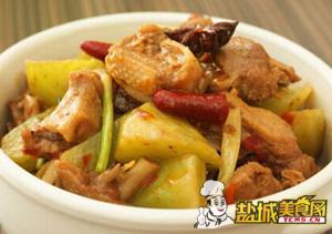 莴笋烧鸭块