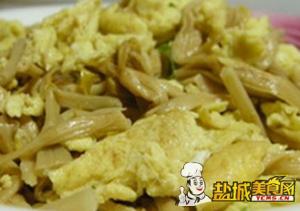 黄花菜炒鸡蛋