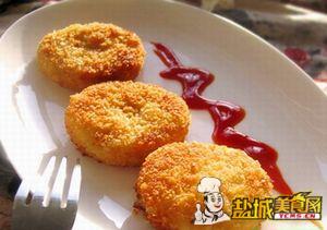 鸡肉可乐饼(图)