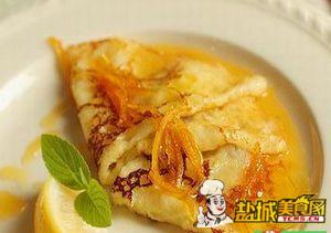 香橙糖浆佐香橙软皮可丽饼(图)