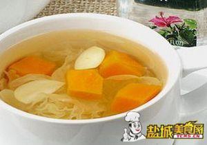 银耳南瓜汤(图)