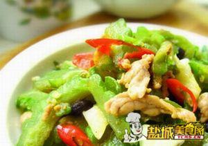 豉椒呛炒苦瓜--瘦身(图)