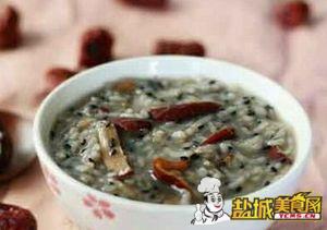 红枣黑芝麻粥(图)