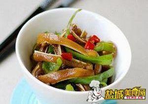 青椒炒猪耳(图)
