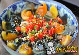 凉拌剁椒皮蛋(图)