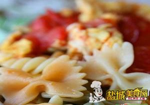 蕃茄鸡蛋意面(图)