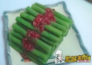 蒜香腐汁豆角(图)