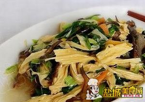 腐竹炒木耳(图)