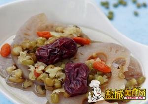 莲藕绿豆汤(图)