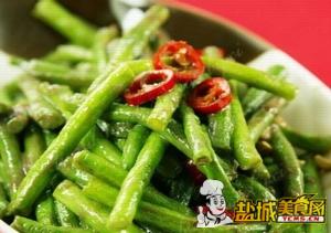 虾酱炒豆角(图)
