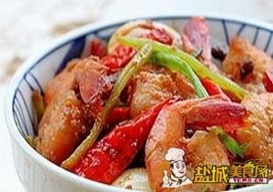 火爆川味虾尾(图)