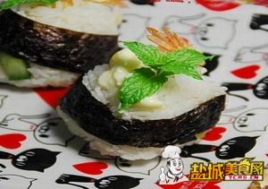 日式炸虾饭团(图)