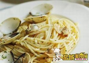 白酒蛤蜊意粉(图)