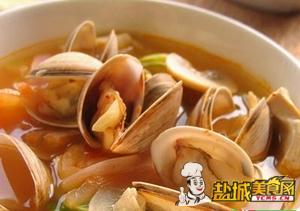 韩式泡菜蛤蜊汤(图)
