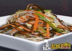 夏季凉拌菜---豆芽海带丝(图)