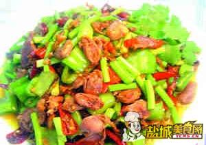 川味爆椒鸡杂(图)