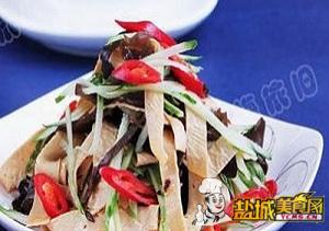 凉拌油豆皮(图)