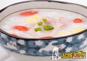 排骨白果枸杞粥(图)
