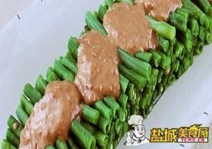 麻汁蒜泥豆角(图)