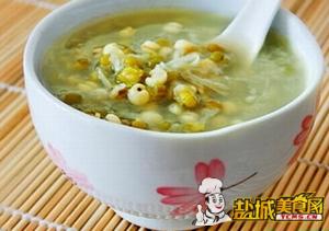藕丝薏仁绿豆汤-清热消暑(图)