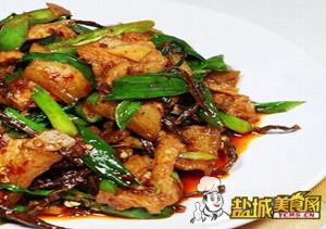 干豇豆蒜苗回锅肉(图)