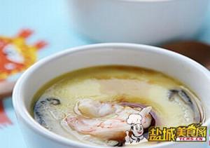 鲜虾蛋羹(图)