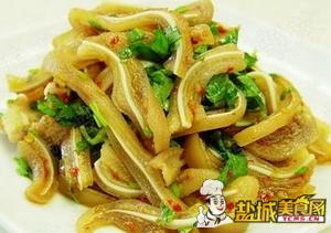 凉拌猪耳丝(图)