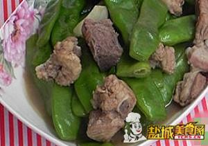 东北扁豆焖排骨(图)
