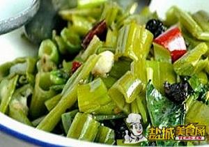 豆豉空心菜梗(图)