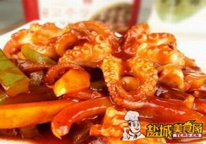 韩式辣炒小章鱼(图)