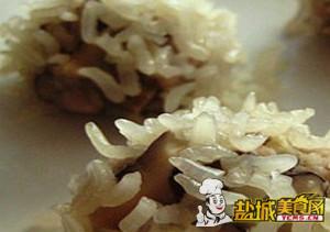 香菇珍珠圆子(图)