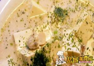 豆乳炖蛤蜊豆腐(图)