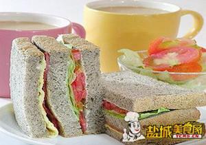 黑芝麻米吐司(图)