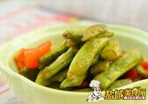 辣炒四季豆(图)