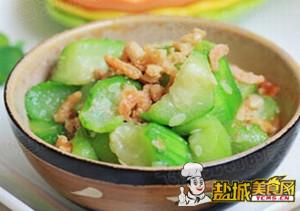 虾米炒丝瓜(图)