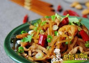 肉丝海米炒疙瘩丝(图)