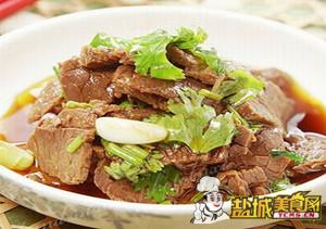 香菜酱拌牛肉(图)