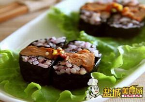 韩味金枪鱼紫苏寿司(图)