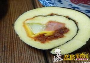 日式寿司蛋糕卷(图)