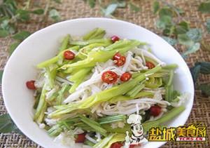 鲜黄花拌金针菇(图)