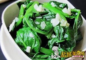 蒜泥木耳菜(图)