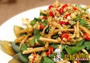 馓子拌皮蛋